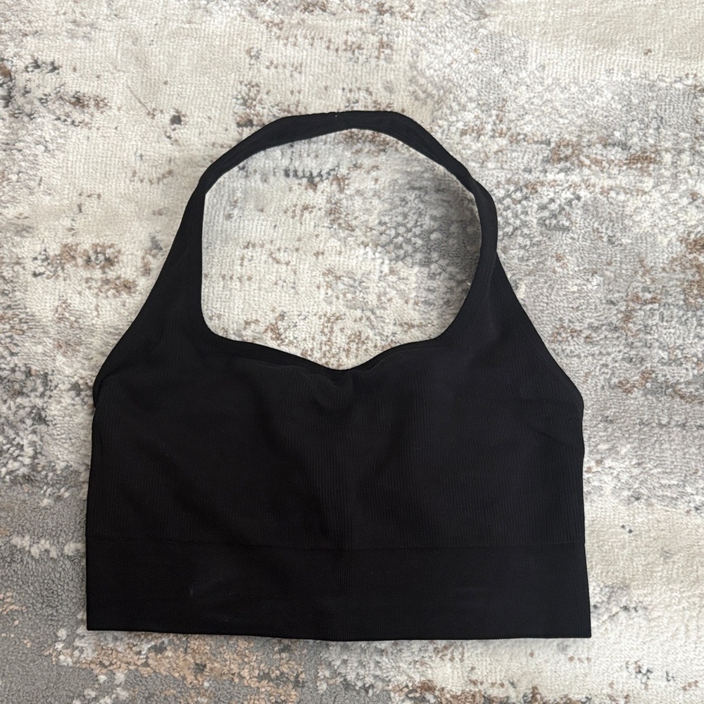 Black Women's Halter Bralette